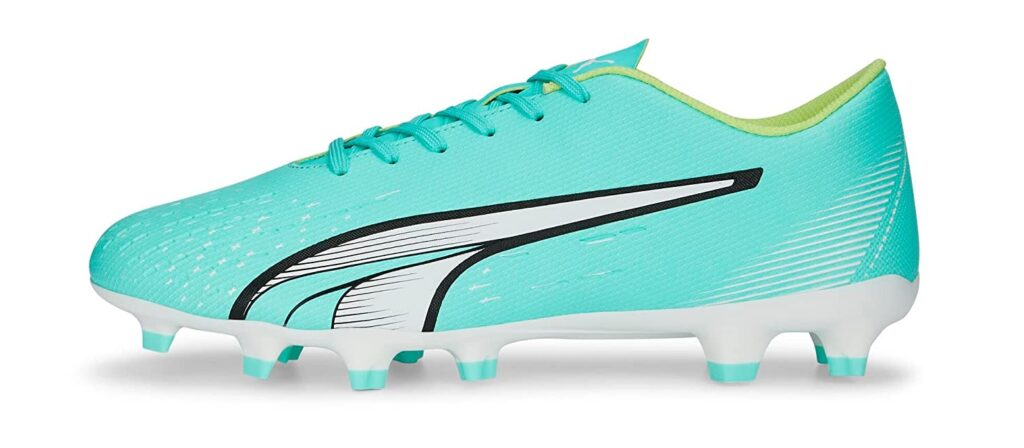 Puma-Football_shoes-in-White-Sea-Green-Colour-on-Footwearin