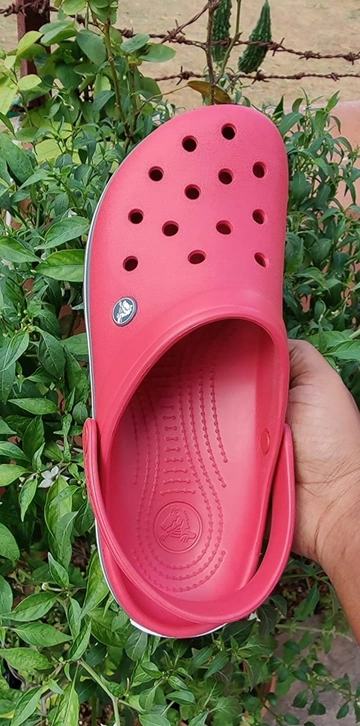 Red-Crocs-on-display