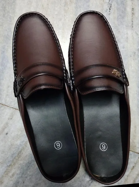 Pair-Of-Maroon-Karradi-Half-Style-Loafer